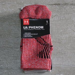 3 Pair Under Armour UA Phenom CREW Socks Assorted Youth 13.5k - 4y